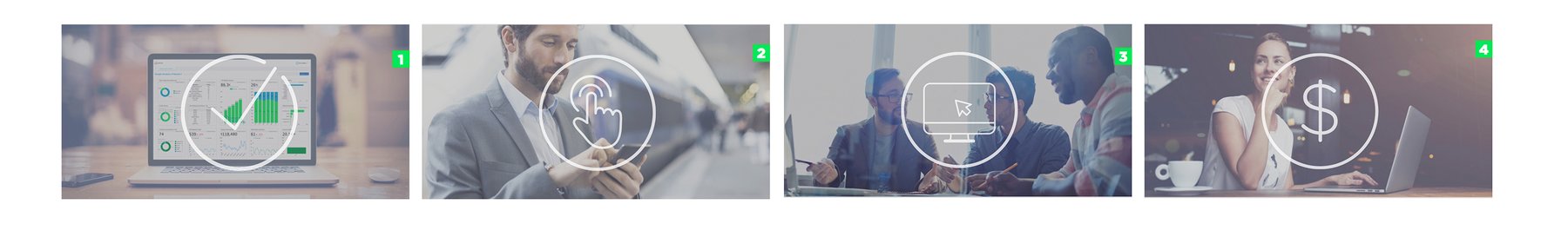 Custom linear icon set designed for the Grow marketing site
