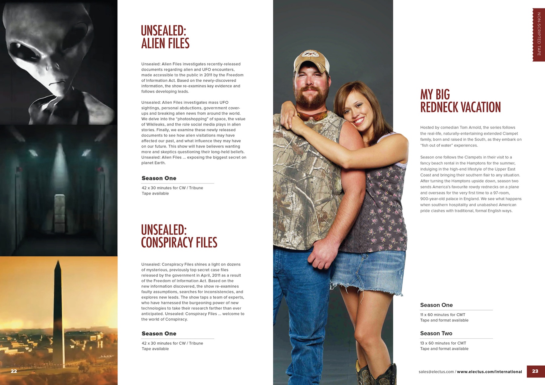 Electus International catalogue, Meat Eater feature