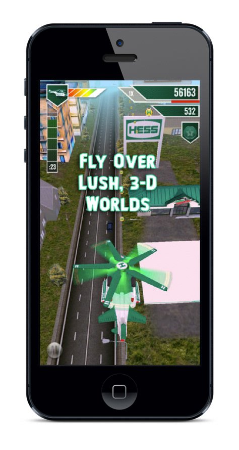 Hess Chopper iOS game concept render