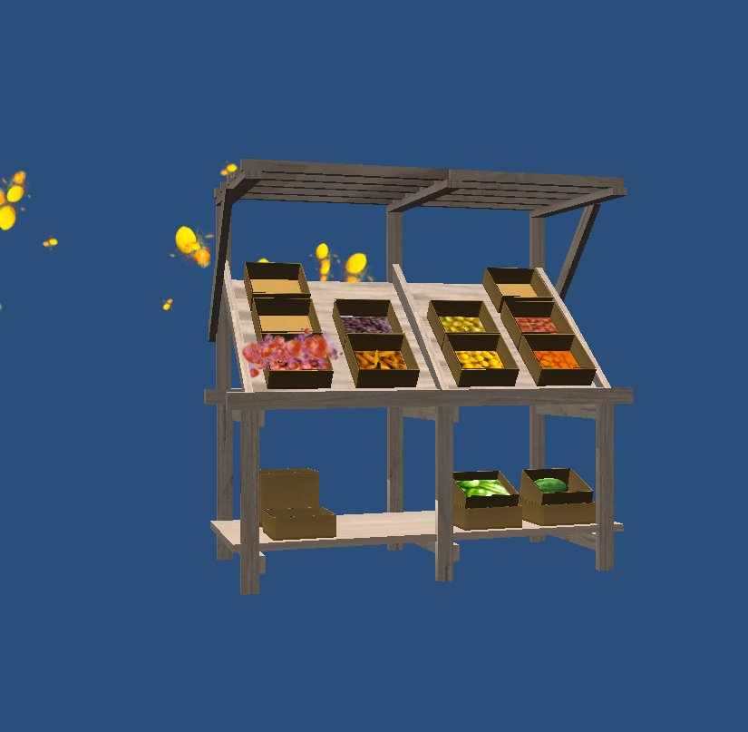 Hess Chopper fruitstand model exploding animation