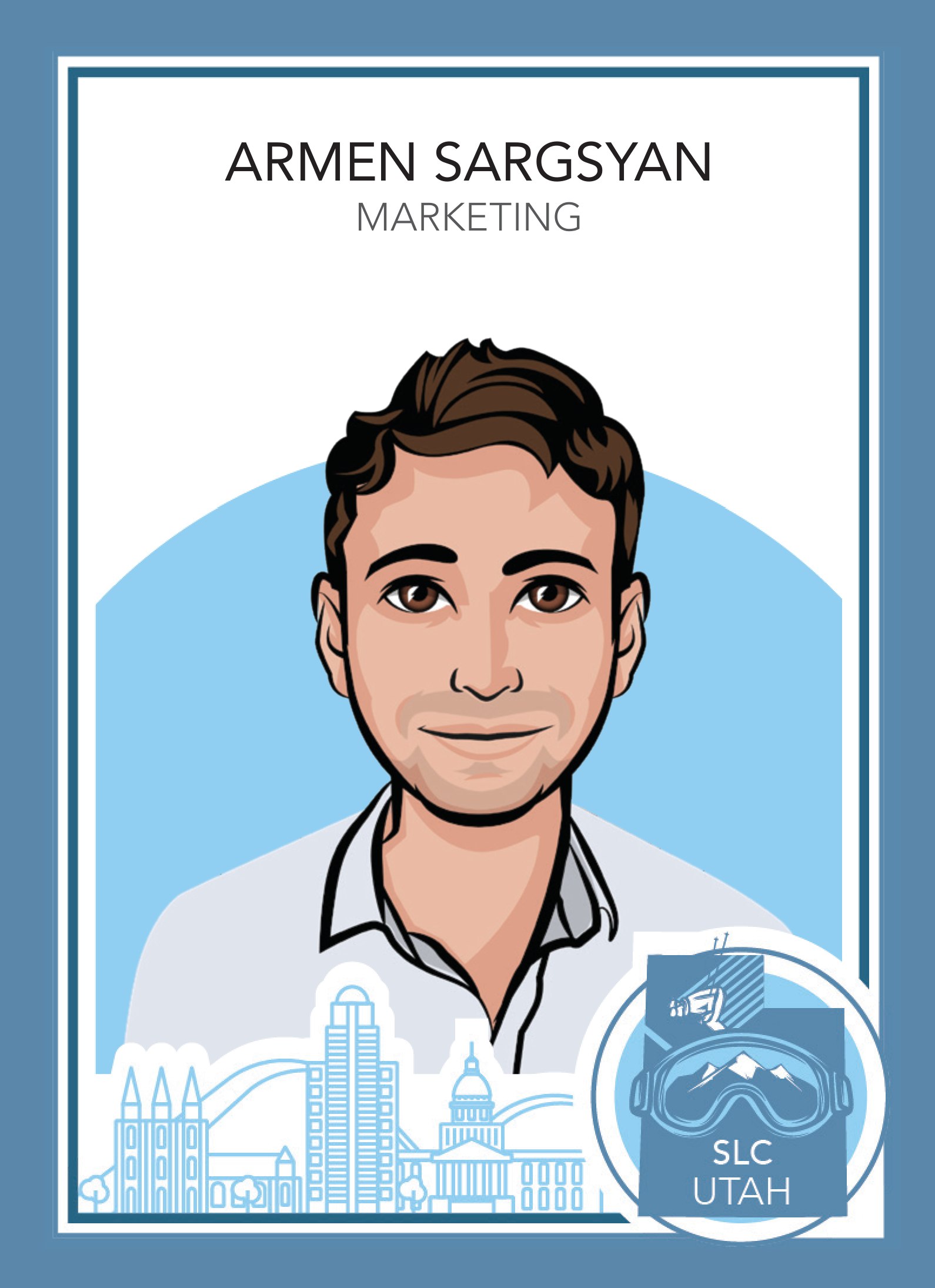 MySudo employee trading card, Armen Sargsyan, Marketing