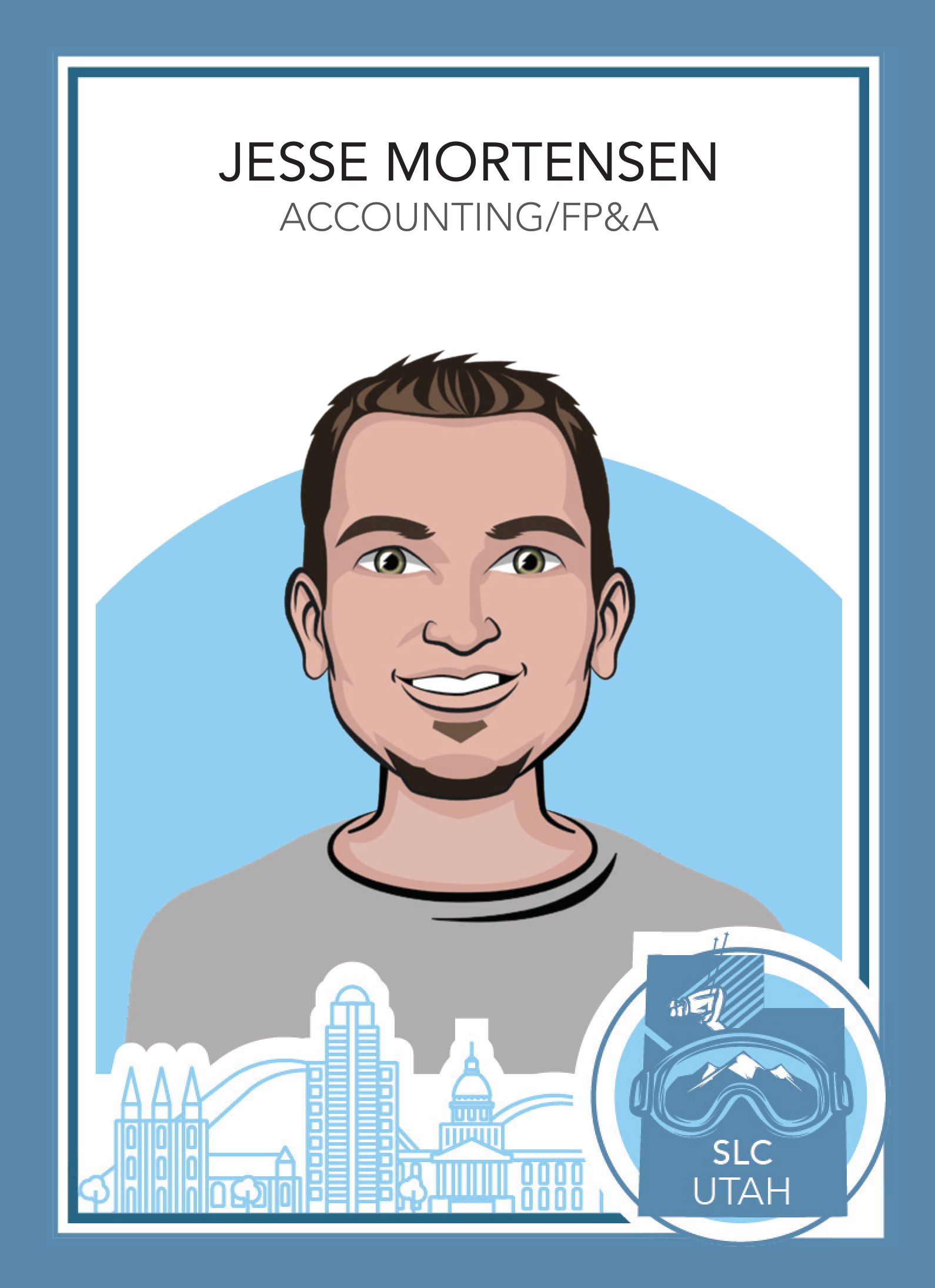 MySudo trading card: JESSE MORTENSEN — ACCOUNTING/FP&A