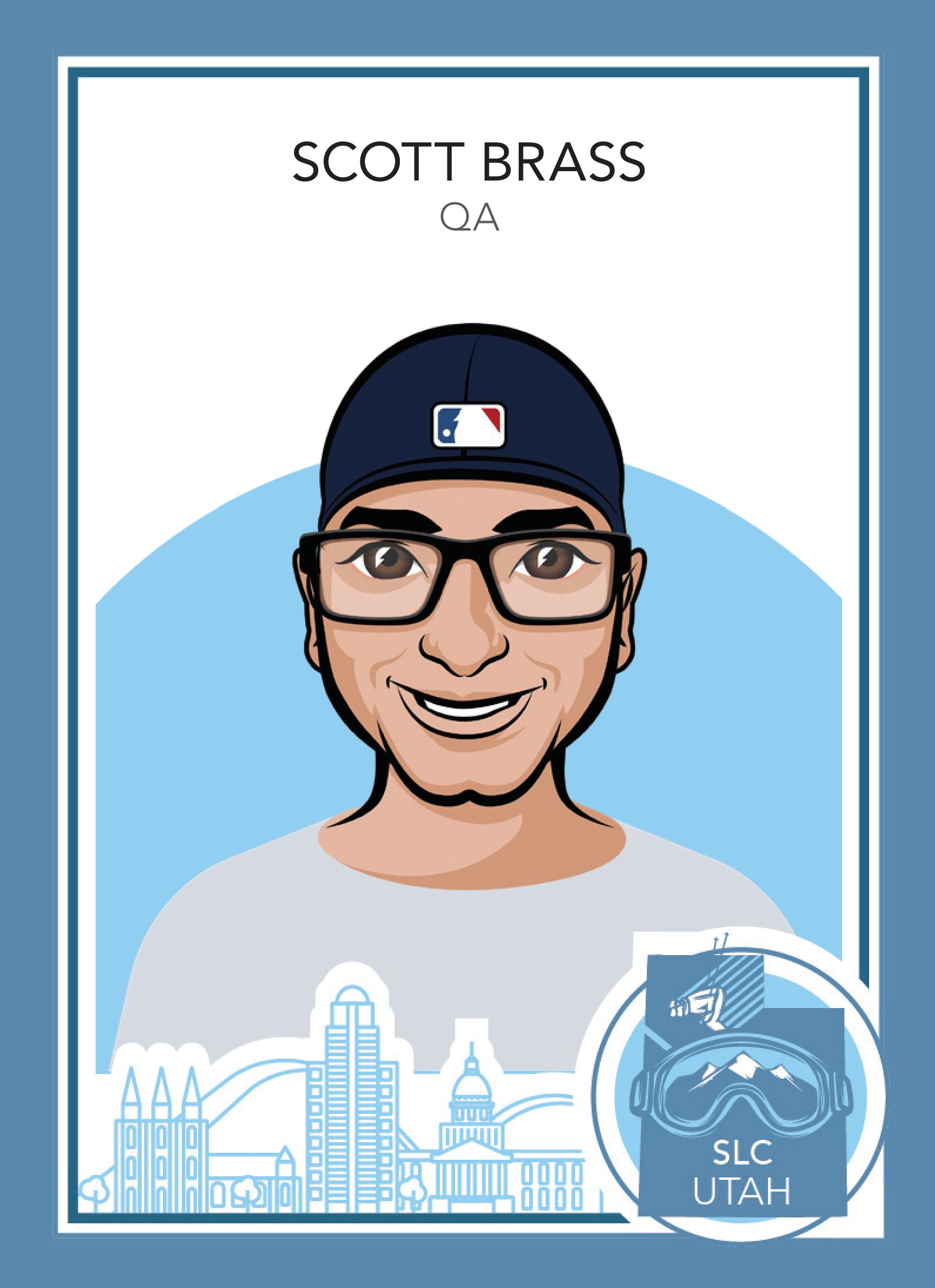 MySudo trading card: SCOTT BRASS — QA