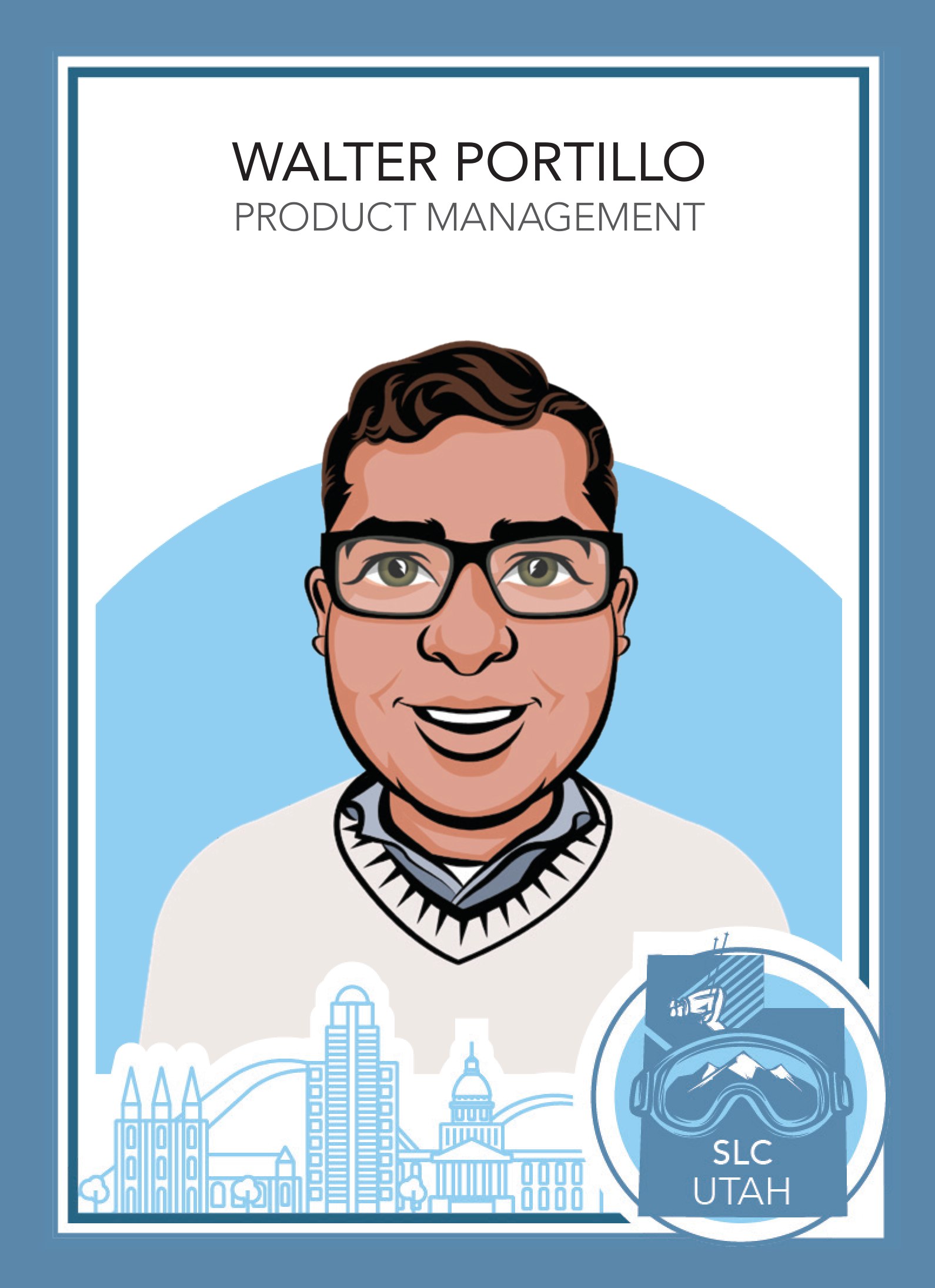 MySudo trading card: WALTER PORTILLO — PRODUCT MANAGEMENT