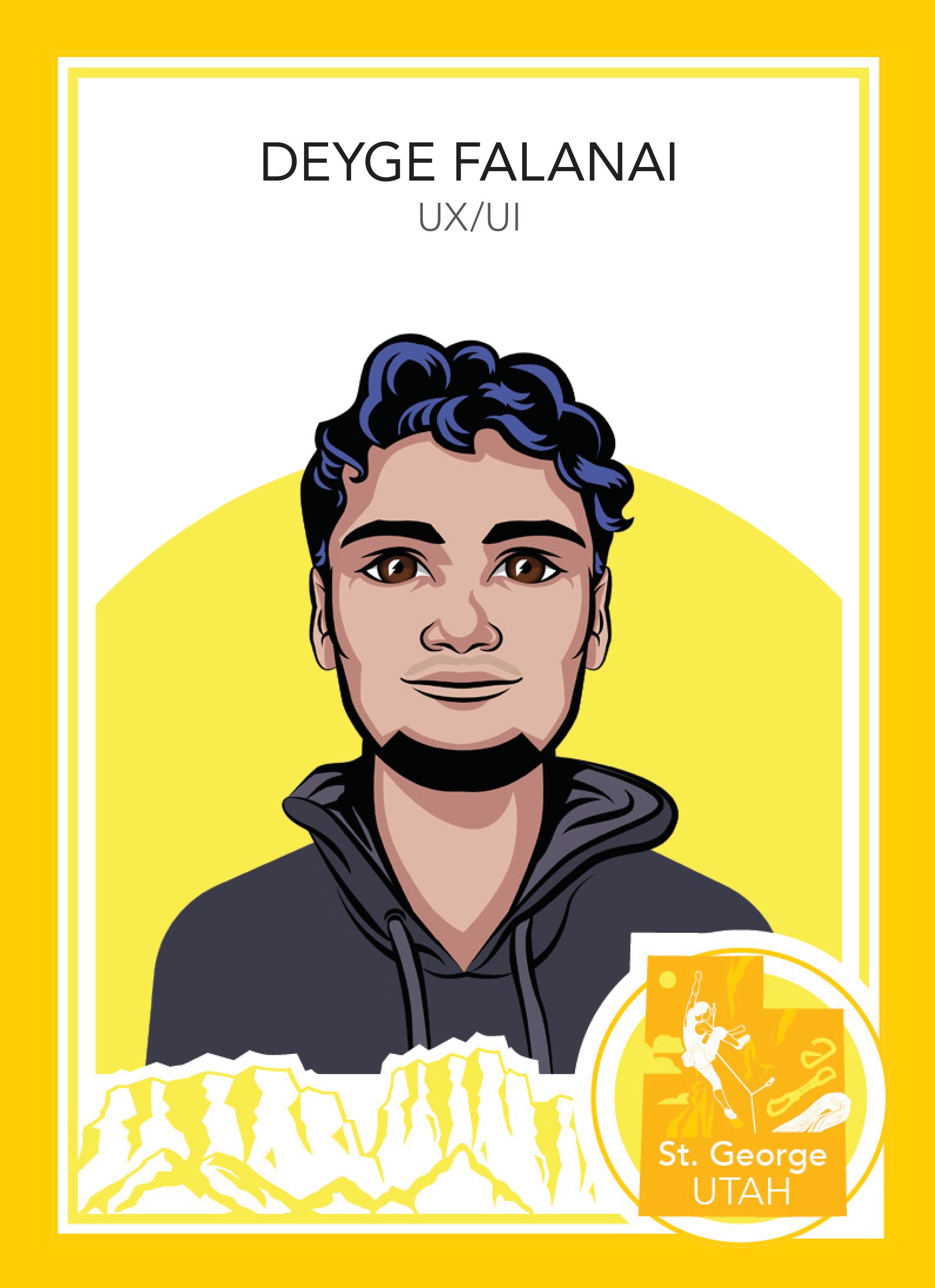MySudo trading card: DEYGE FALANAI — UX/UI