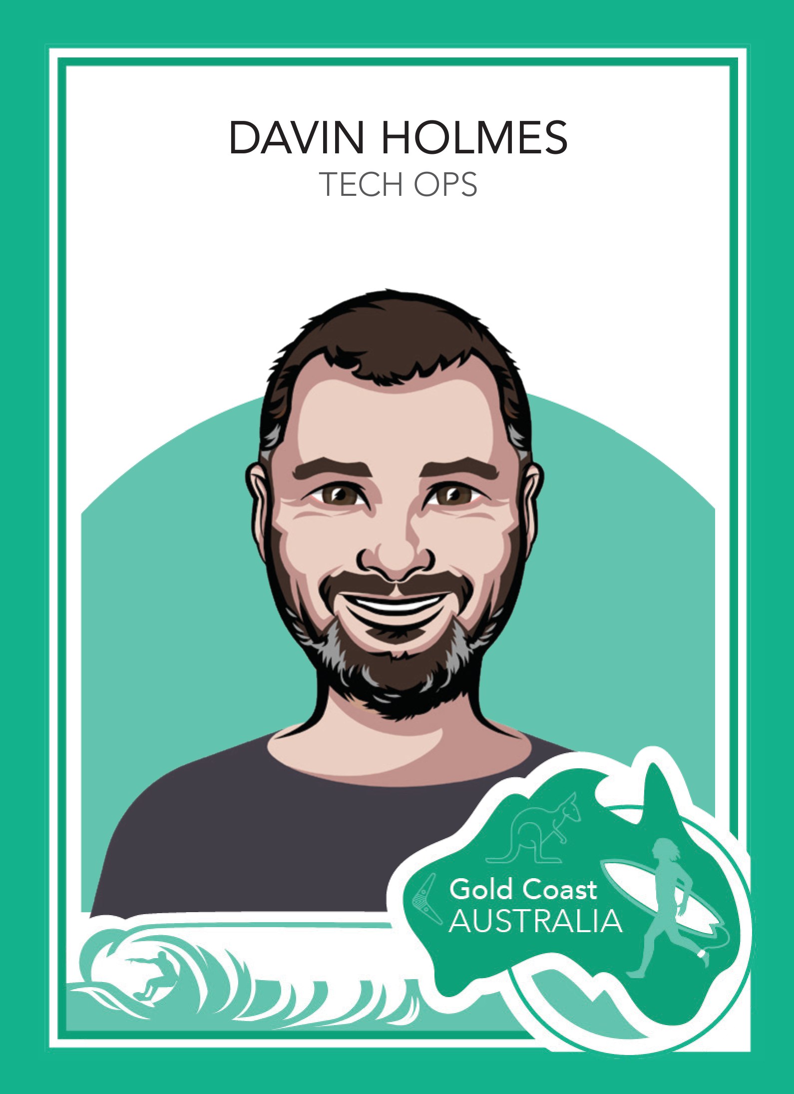 MySudo trading card: DAVIN HOLMES — TECH OPS