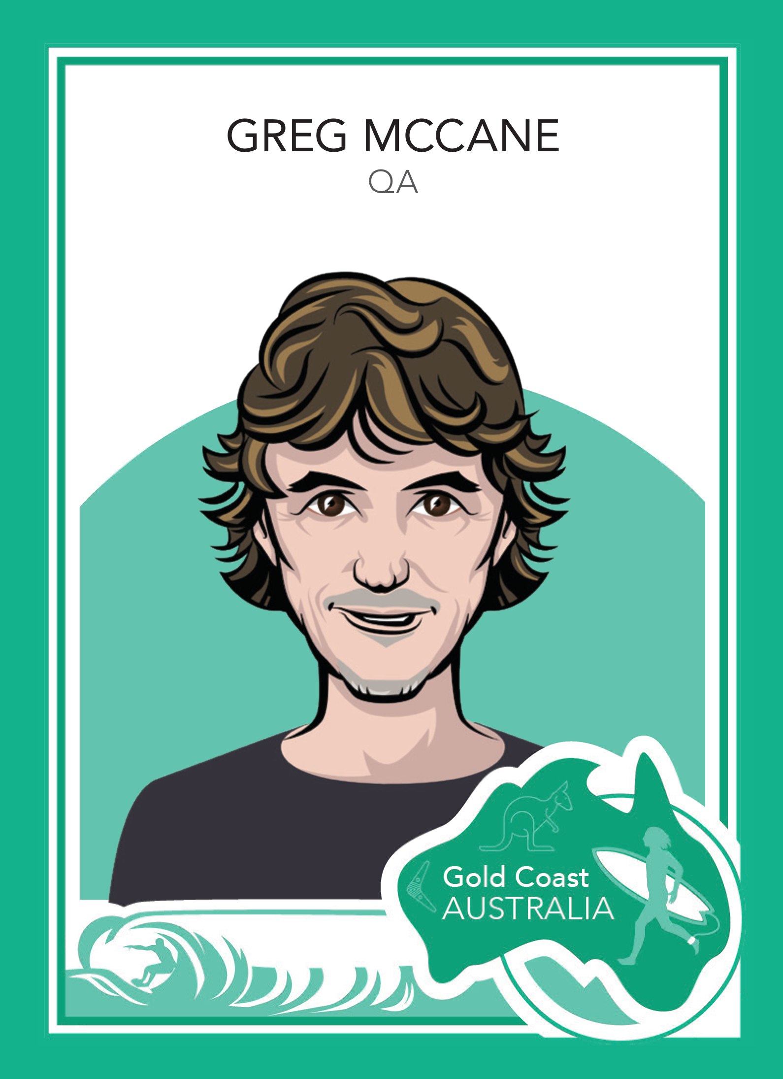 MySudo trading card: GREG MCCANE — QA