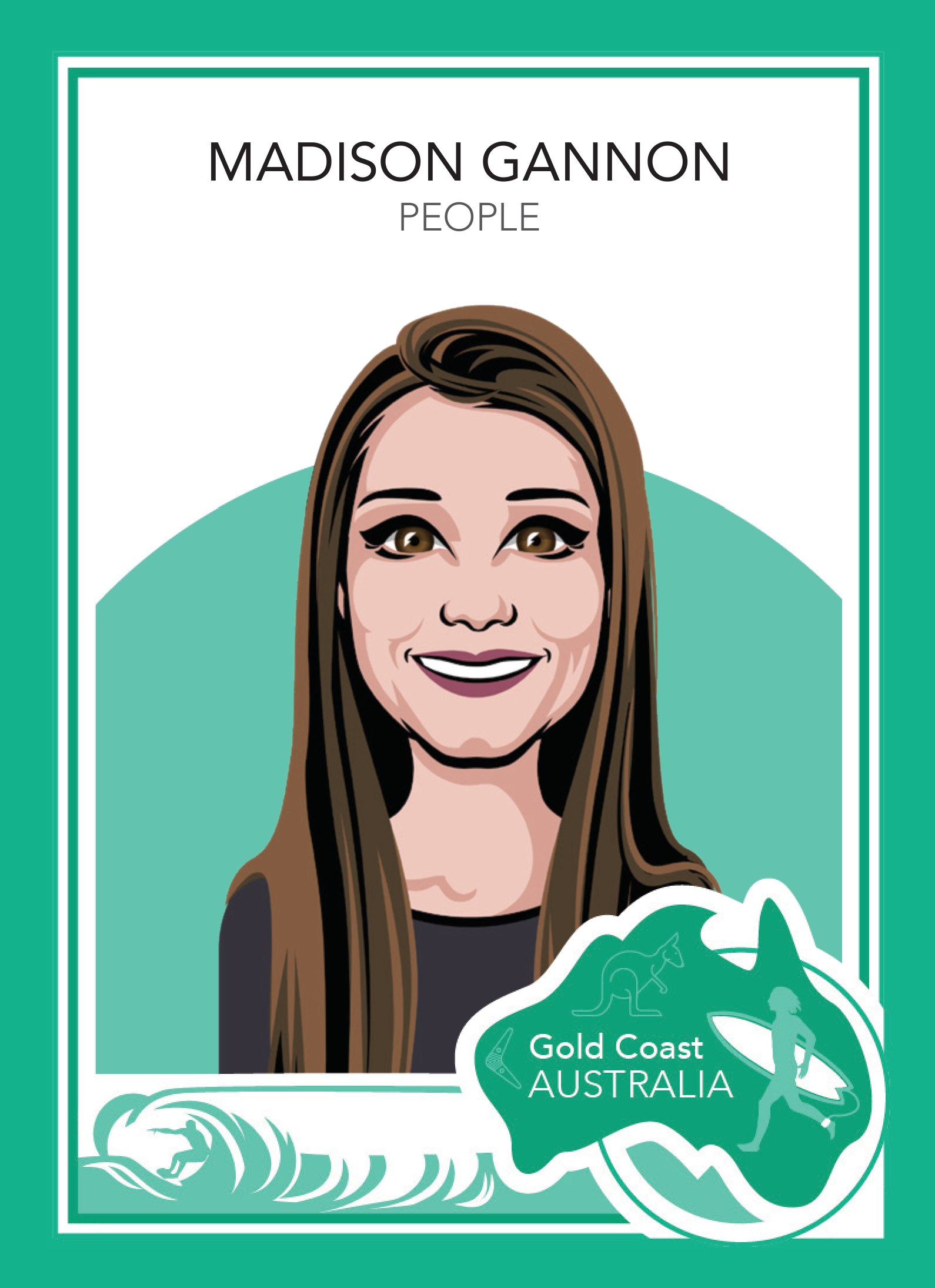 MySudo trading card: MADISON GANNON — PEOPLE