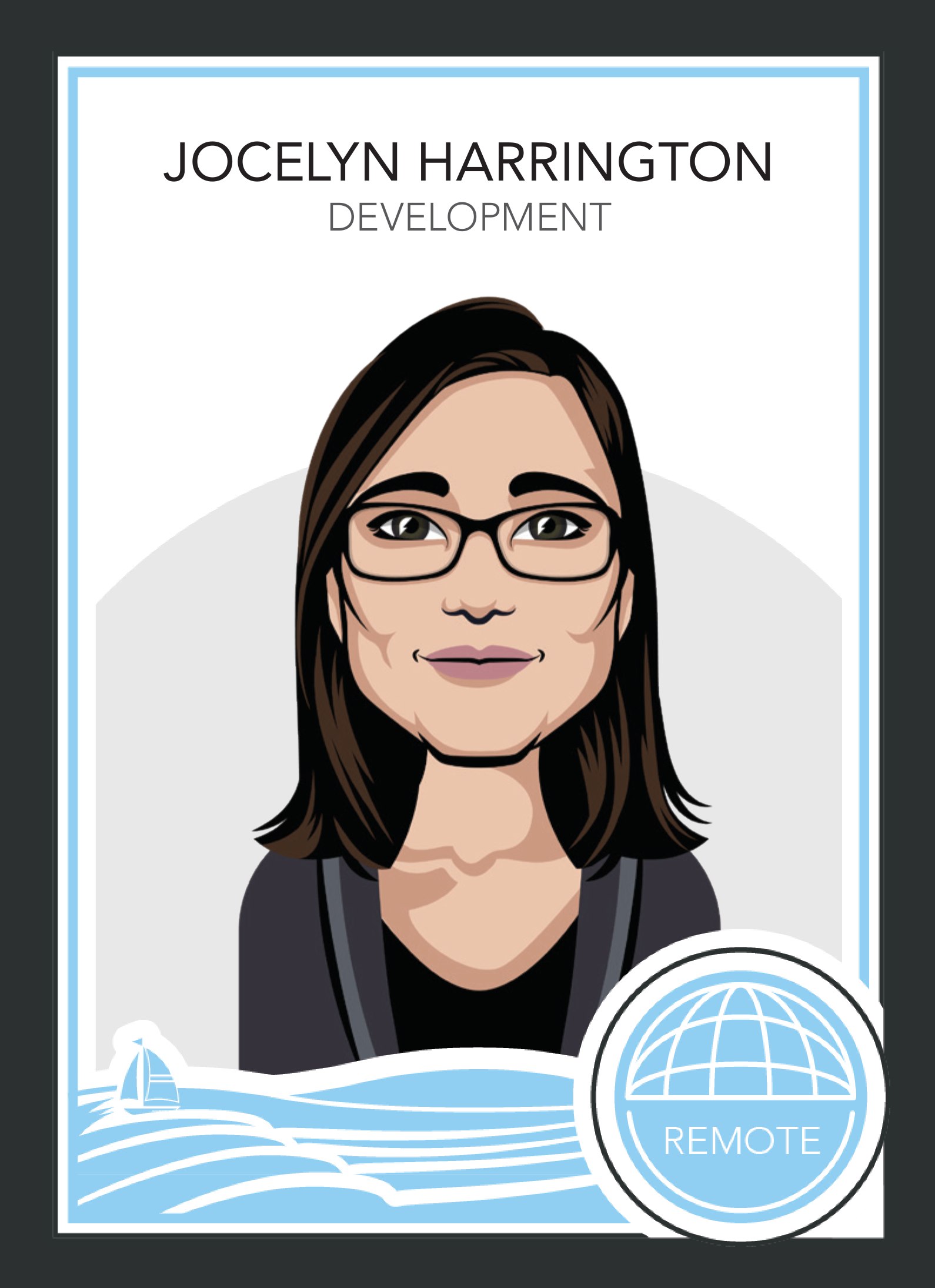 MySudo trading card: JOCELYN HARRINGTON — DEVELOPMENT