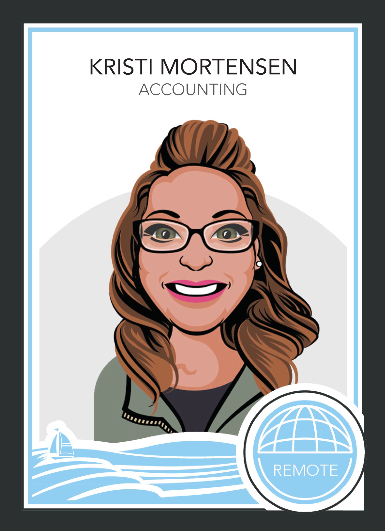 MySudo trading card: KRISTI MORTENSEN — ACCOUNTING