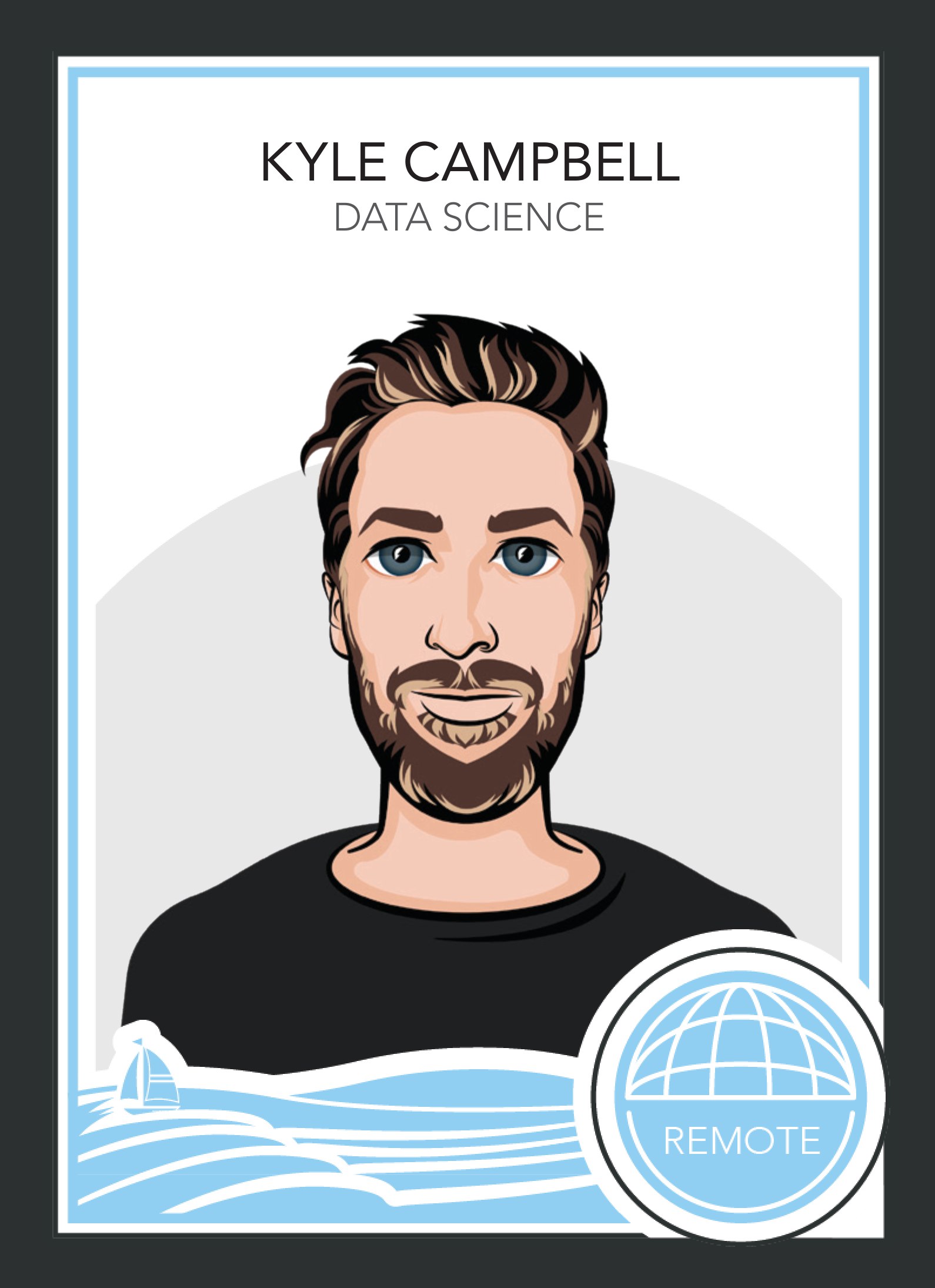 MySudo trading card: KYLE CAMPBELL — DATA SCIENCE