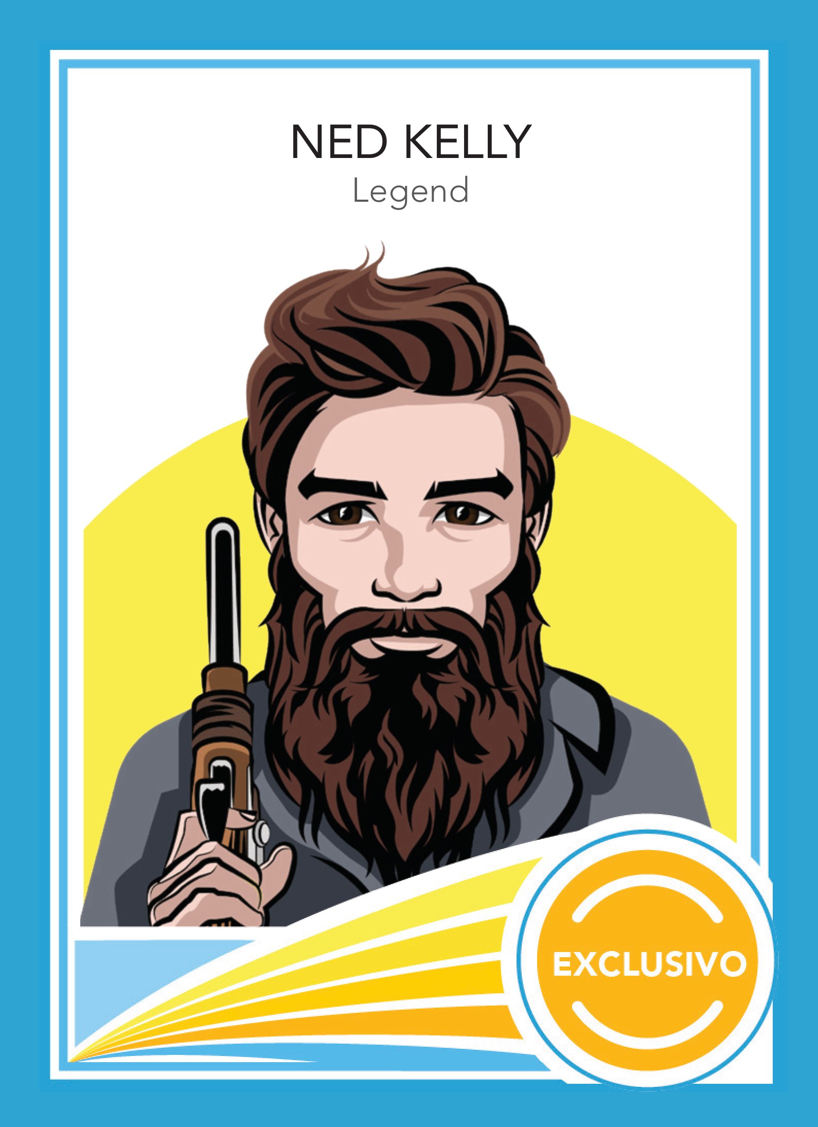 MySudo trading card: NED KELLY — Legend