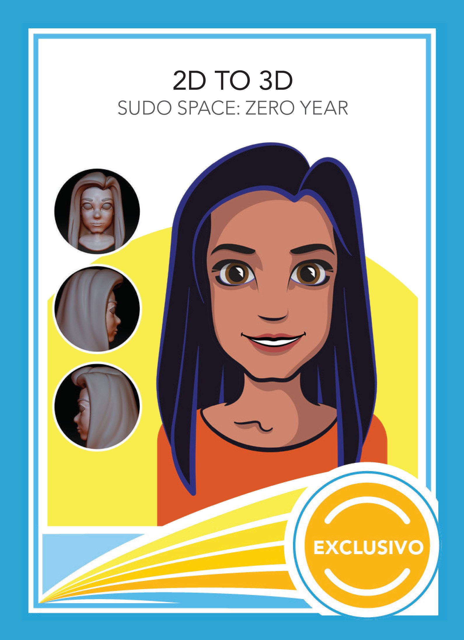 MySudo trading card: 2D TO 3D — SUDO SPACE: ZERO YEAR