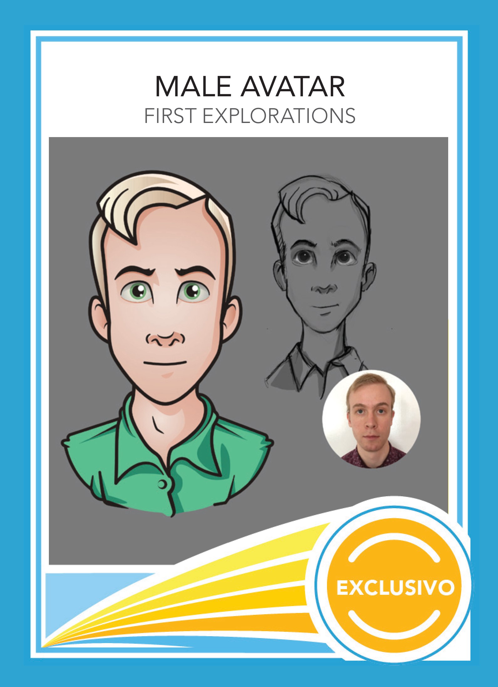 MySudo trading card: MALE AVATAR — FIRST EXPLORATIONS
