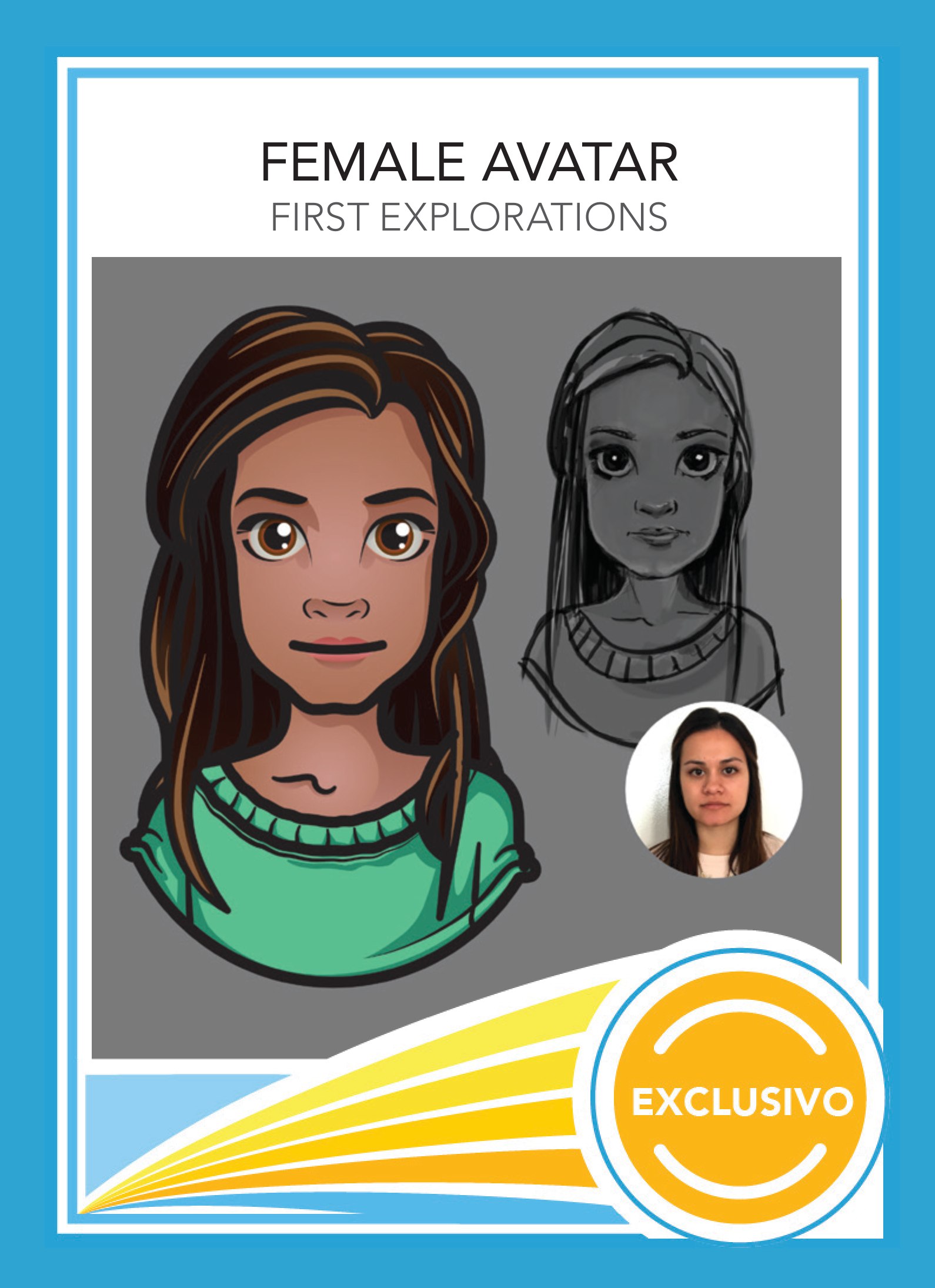 MySudo trading card: FEMALE AVATAR — FIRST EXPLORATIONS