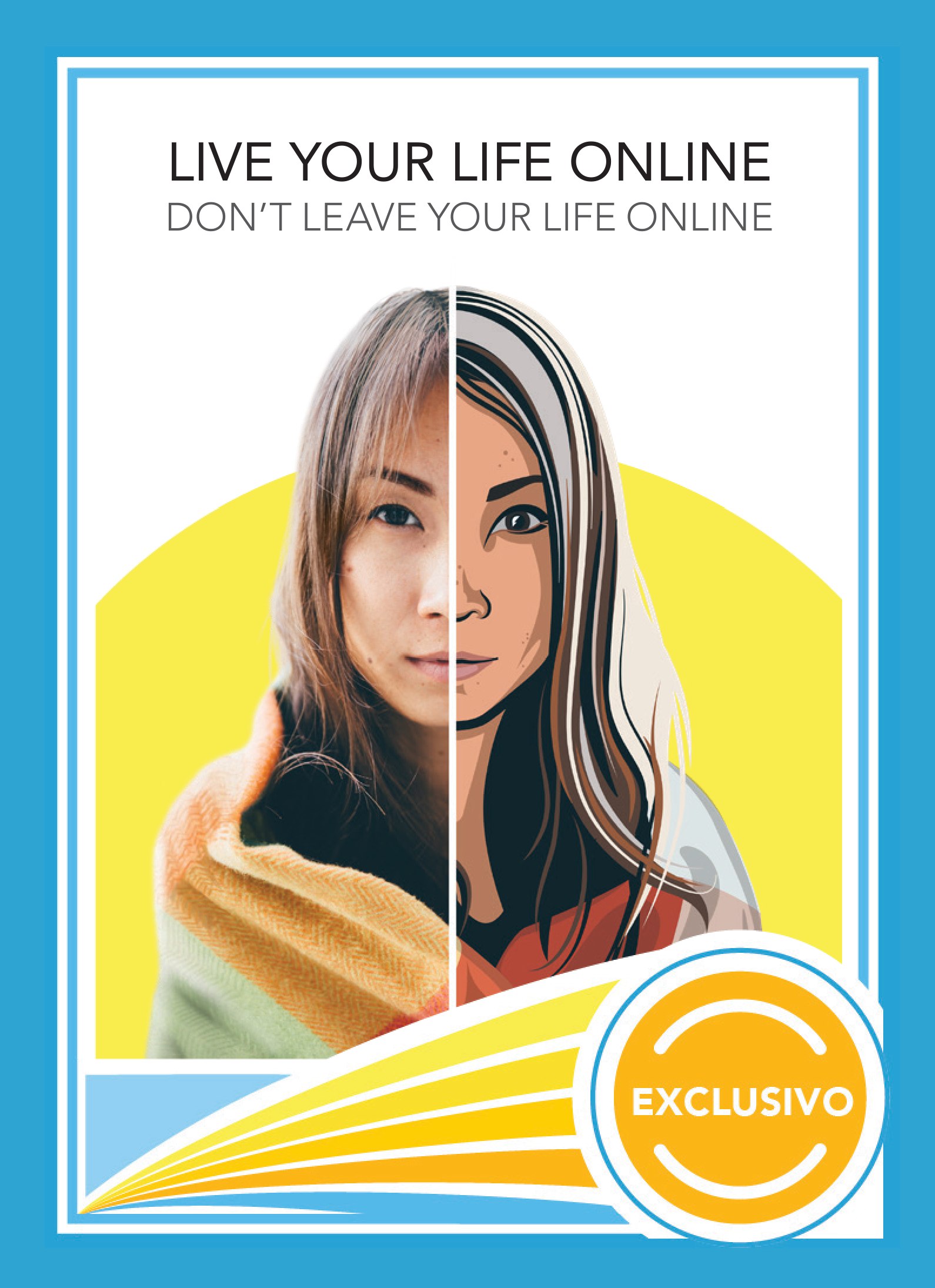 MySudo trading card: LIVE YOUR LIFE ONLINE — DON’T LEAVE YOUR LIFE ONLINE