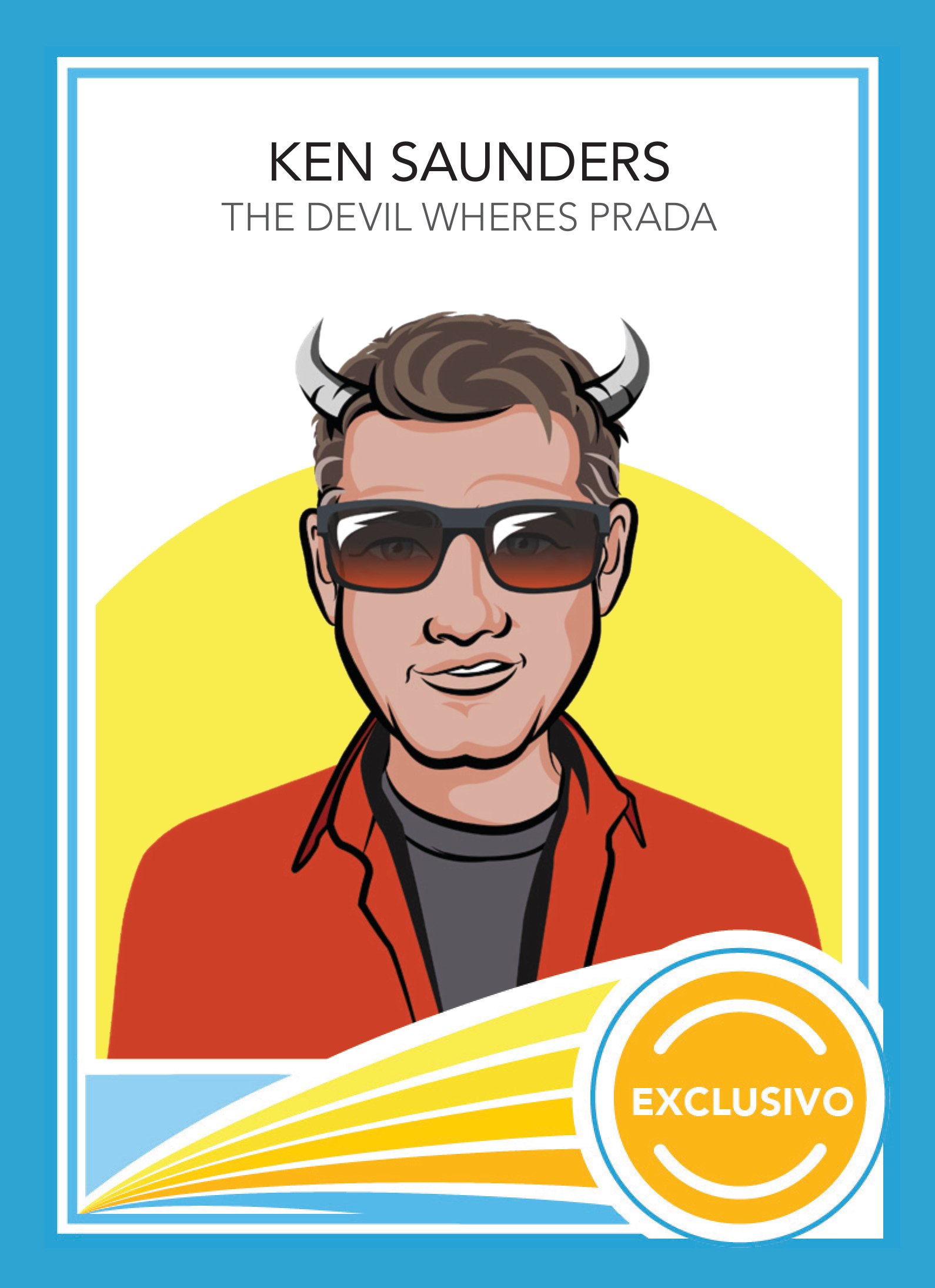 MySudo trading card: KEN SAUNDERS — THE DEVIL WHERES PRADA