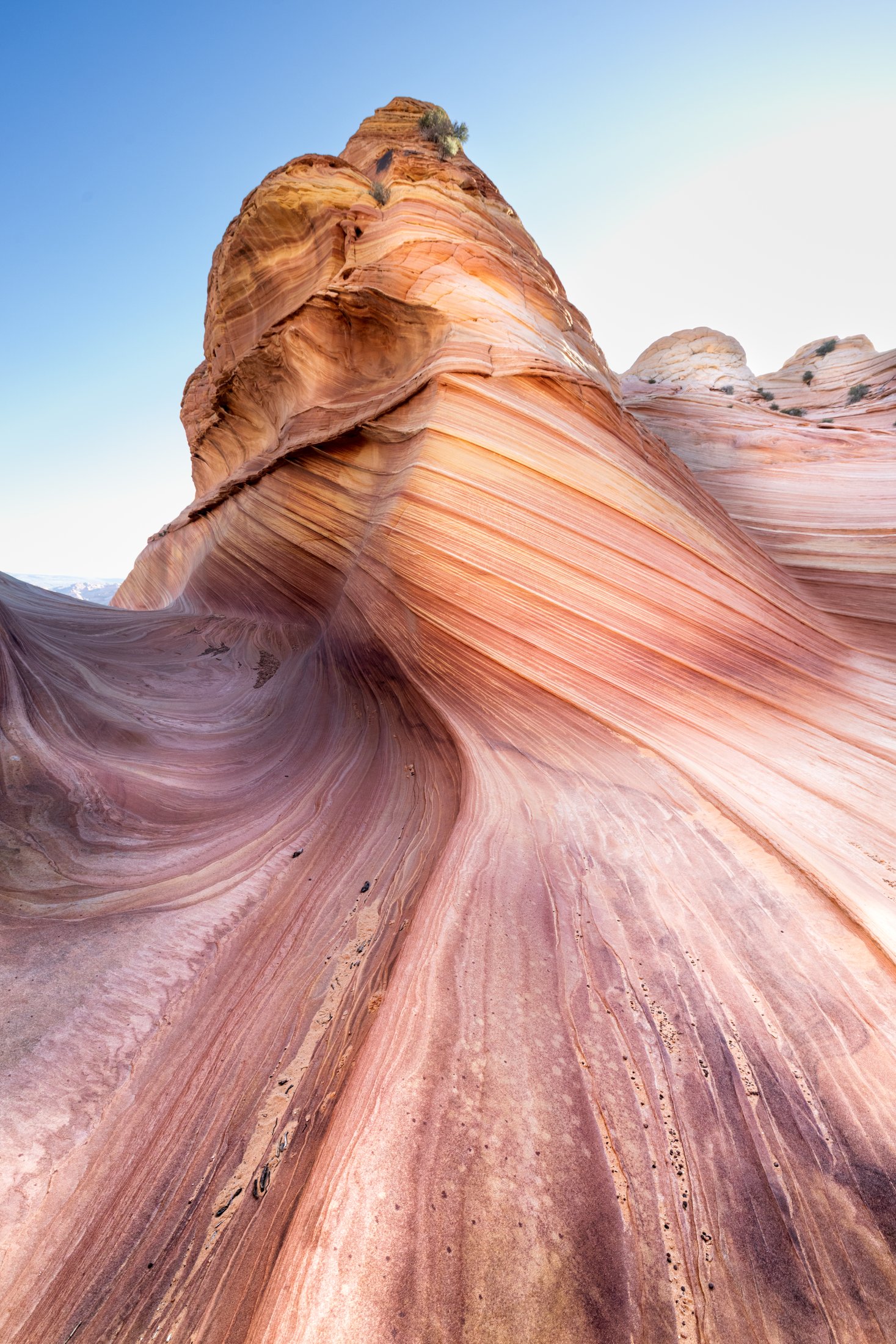 The Wave sandstone rock formation, Arizona