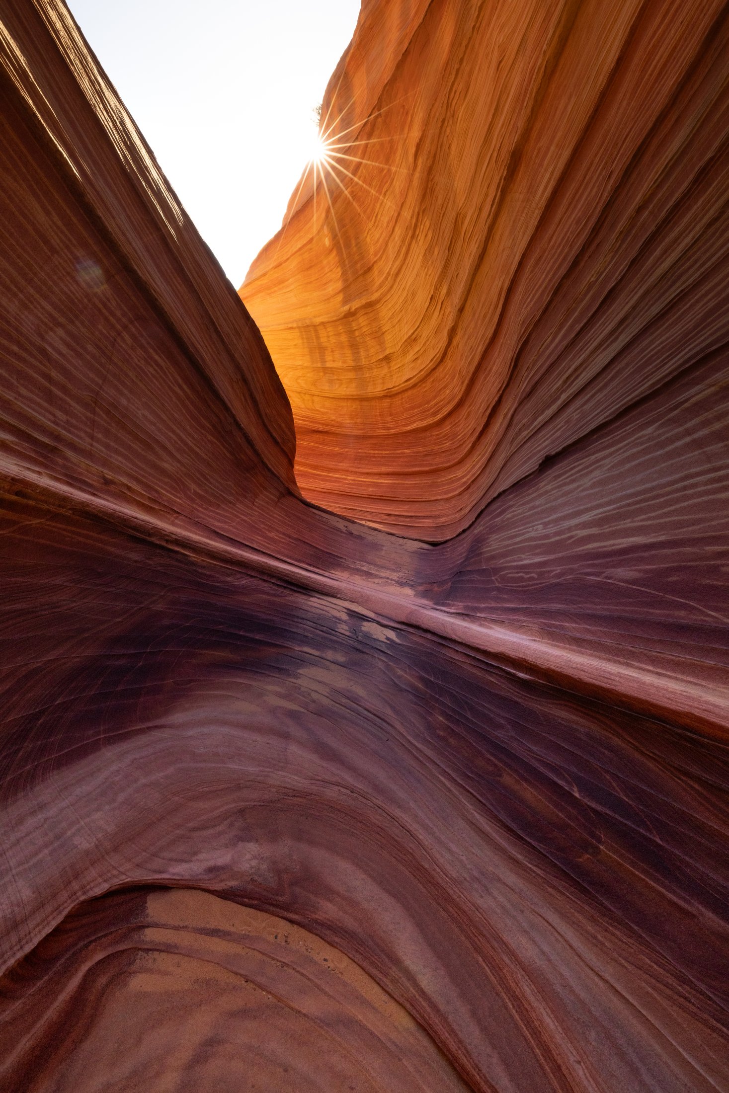 The Wave sandstone rock formation, Arizona